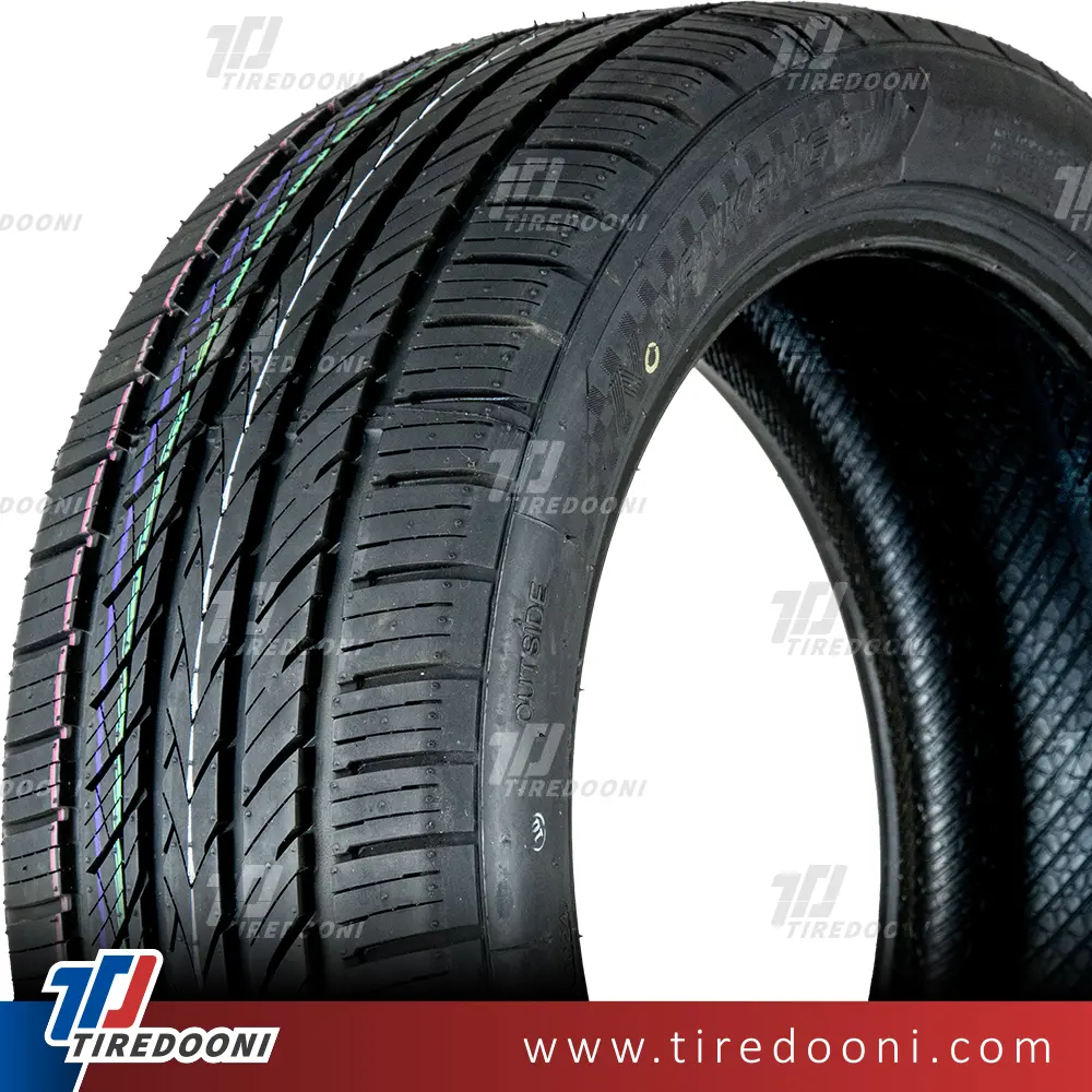 لاستیک خودرو نانکنگ سایز 245/45R19  مدل گل NS-25